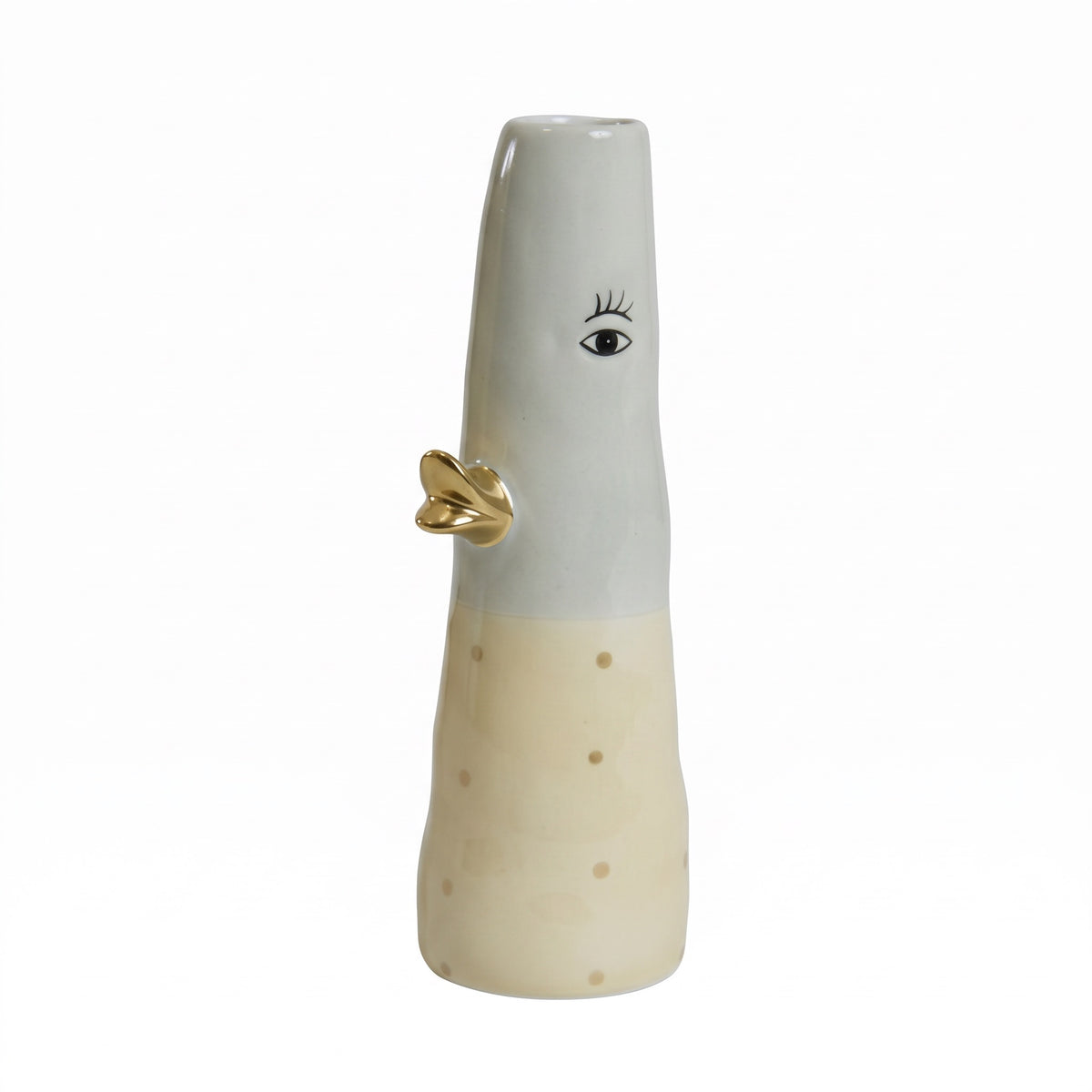 Vase and 16 cm lysegul