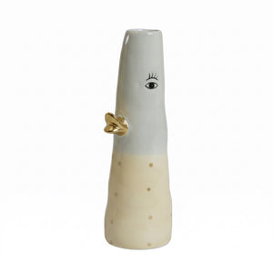 Vase and 16 cm lysegul