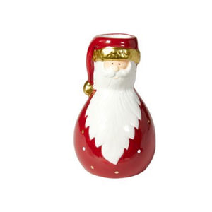 Vase julemand med hue 15 cm høj