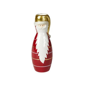 Vase julemand med hue 15 cm høj