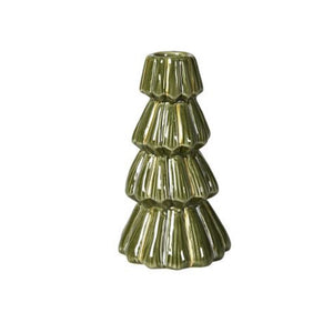 Lysestage træ 14 cm høj
