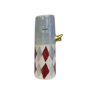 Vase and 10 cm harlekin
