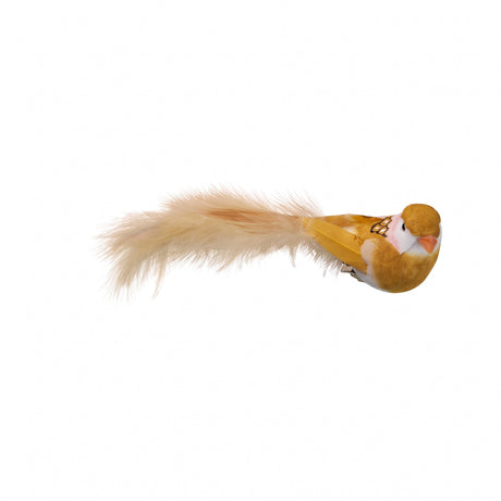 Fugle med klips 13 cm lang