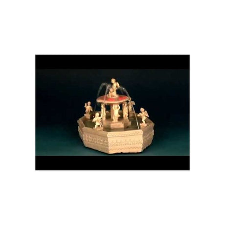 Lighted Village Square Fountain