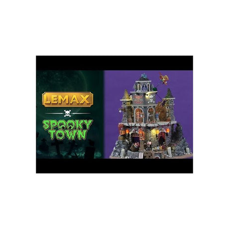 Lemax Juletræ med guldfarvede kugler og lys