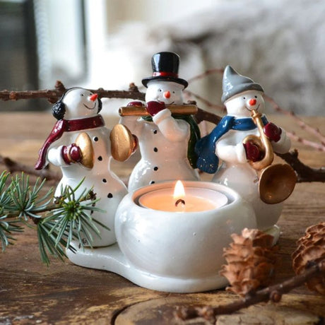 Harvesttime Snemænd med stage til lys