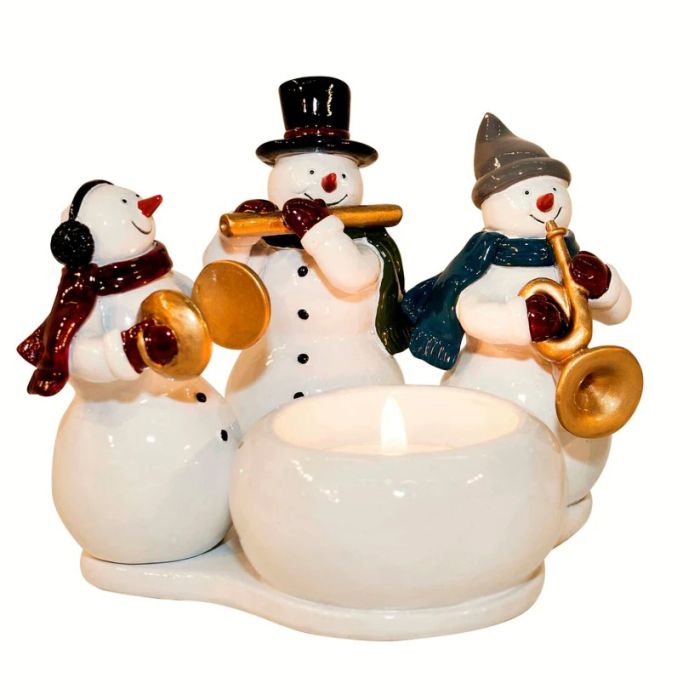 Harvesttime Snemænd med stage til lys