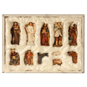 Miniature krybbespil sæt med 11 figurer