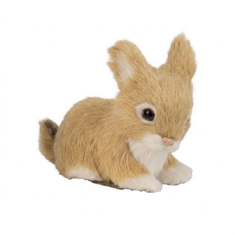 Hare med kunstpels 7 cm høj