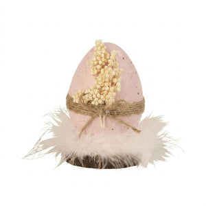 Pyntet påskeæg 12 cm højt