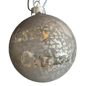 Julekugler med krakeleret overflade