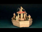 Lighted Village Square Fountain