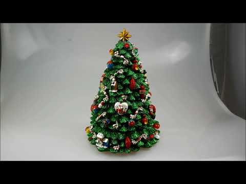 Spilledåse Juletræ 23 cm højt
