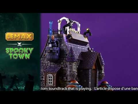 Dr. Dreadmoor's Castle med lys, lyd og animation til Halloween fra Lemax