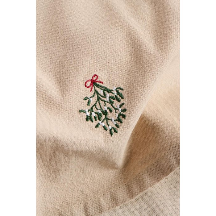 Stofserviet Tradition med mistelten