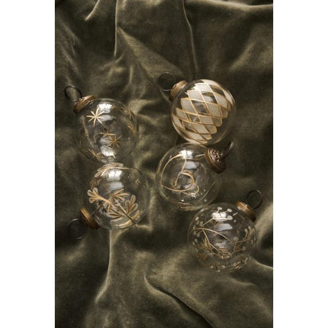 Ib Laursen sæt med klare julekugler 