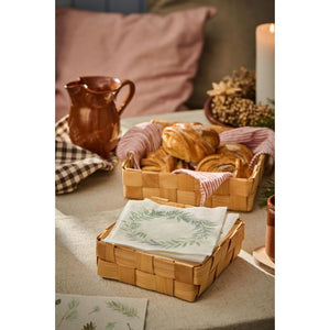 Ib Laursen serviet med krans