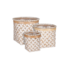 Formia kurvesæt med 3 flettede kurver i lyse nuancer