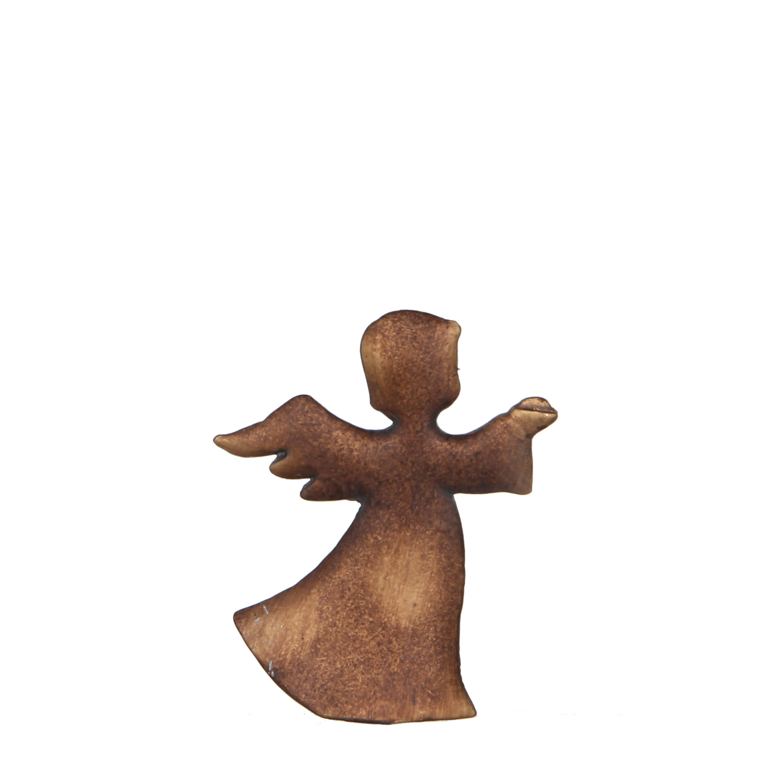 Bronzefarvet engel lille