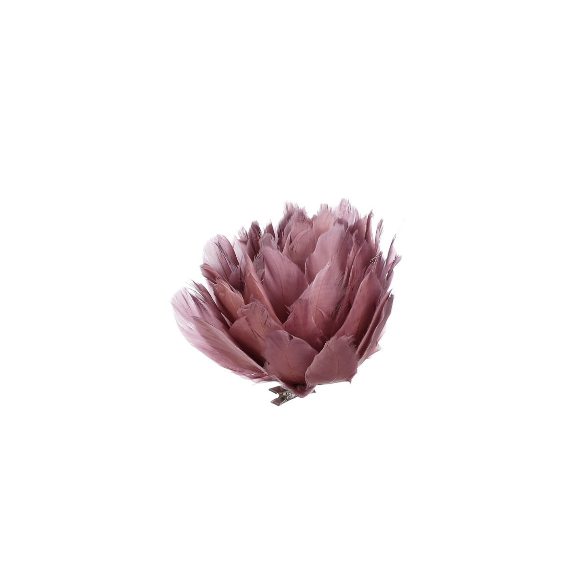 Billede af Blomsterhoved med klips lilla