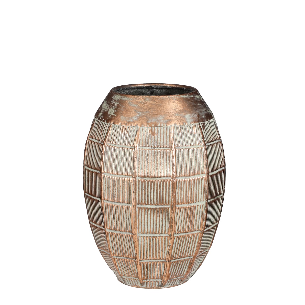 Billede af Claude vase antikguld 34 cm høj