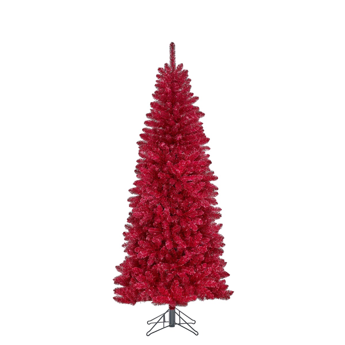 Colchester kunstigt rødt juletræ 185 cm højt