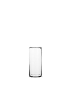Cylinder glasvase 19 cm høj 9 cm i dia