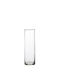Cylinder glasvase 30 cm høj 9 cm i dia