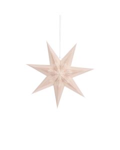 Stjerne i beige  45 cm i diameter