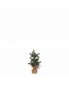 Juletræ i sæk grøn 35 cm