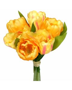 Buket med gule tulipaner