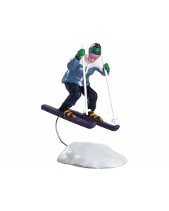 Pige på ski