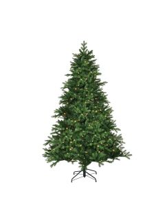 Brampton kunstigt juletræ med lys 215 cm højt