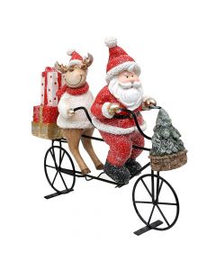 Julemand på cykel