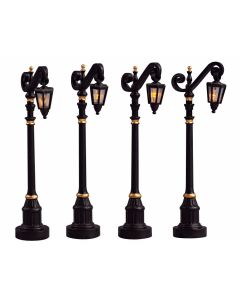 Colonial Steet Lamp Set Of 4