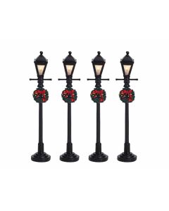 Gas Lantern Street Lamp Set Of 4