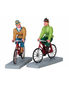 Bloomers And Bicycles, Set Of 2