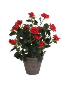 Rose rød 33 cm høj