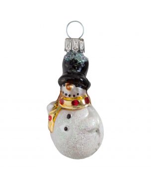Snowman with scarf Christmas ornament
