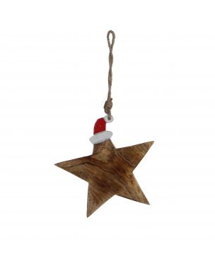 Wooden Christmas star