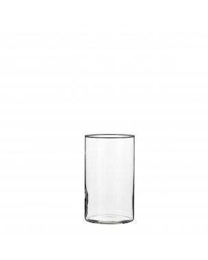 Cylinder glasvase 20 cm høj 12 cm i dia