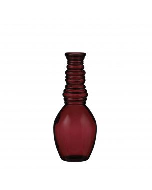 Dark pink Granada glass vase