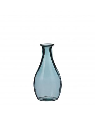 Eliza blue glass vase
