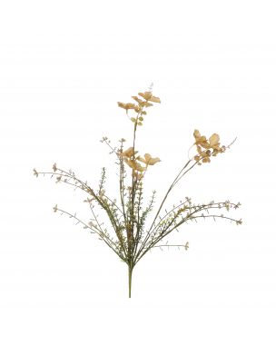 Dried yellow flower bouquet