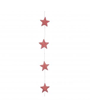 Garland with red stars