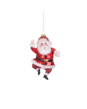 Joyful Santa Claus Christmas ornament