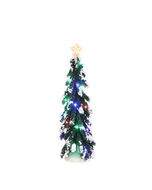 Luville Conifer tree with multicolored lights