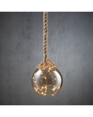 Ball with lights and rope