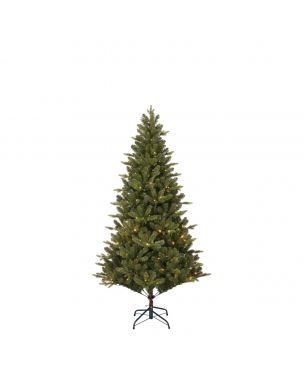 Elkins kunstigt juletræ med lys 185 cm højt