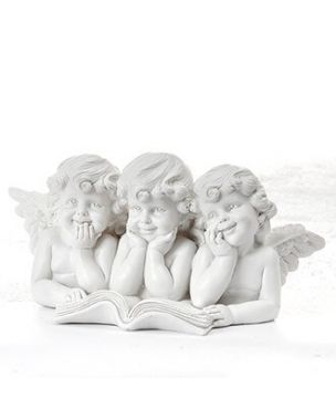 Angels with book